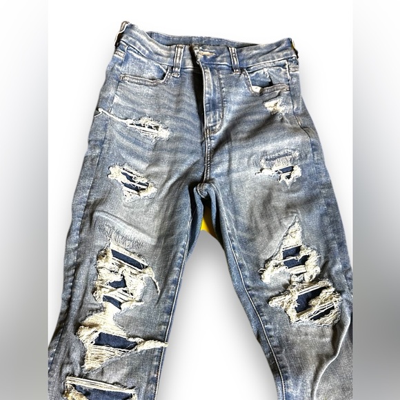 AE PATCHED CURVY SUPER HIGH-WAIST - Picture 1 of 5